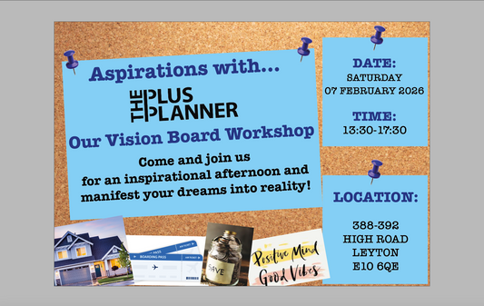 Back by Popular Demand: Aspirations with The Plus Planner Vision Board Workshop