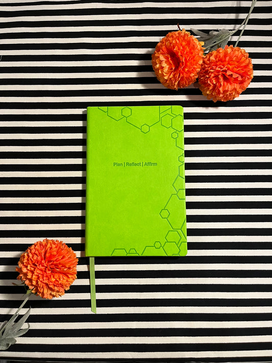 Pea Green Luxury Lined Notebook